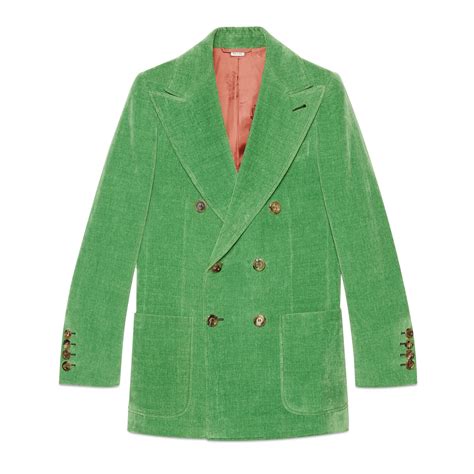 green gucci suit audio|gucci green velvet suit.